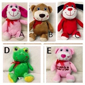 Personalized Valentines stuffed animals